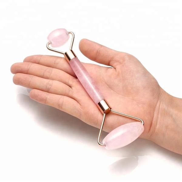 Skincare Beneficios Del Rodillo De Cuarzo Rosa Rodillo Facial De