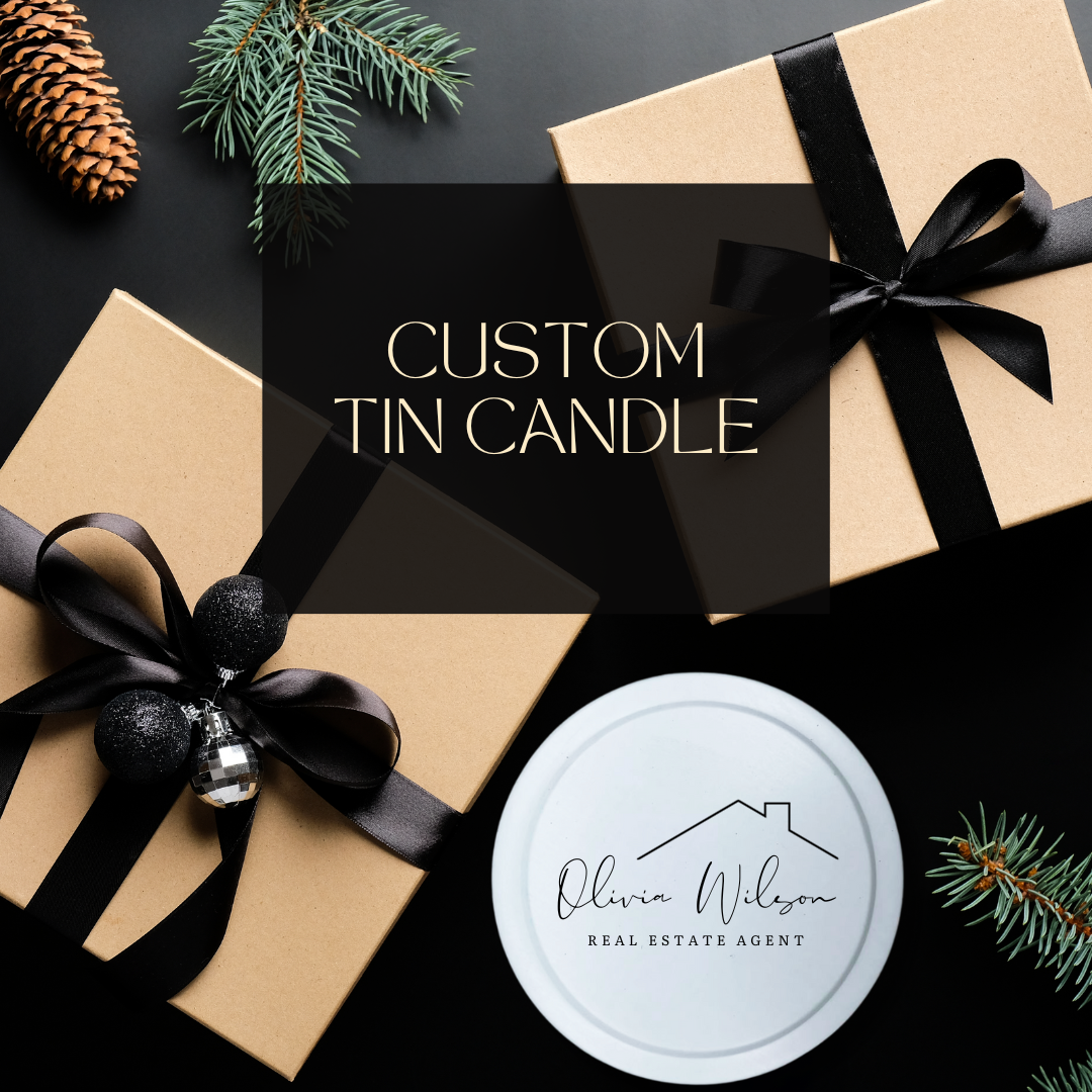 Custom Soy Tin Candle 4oz