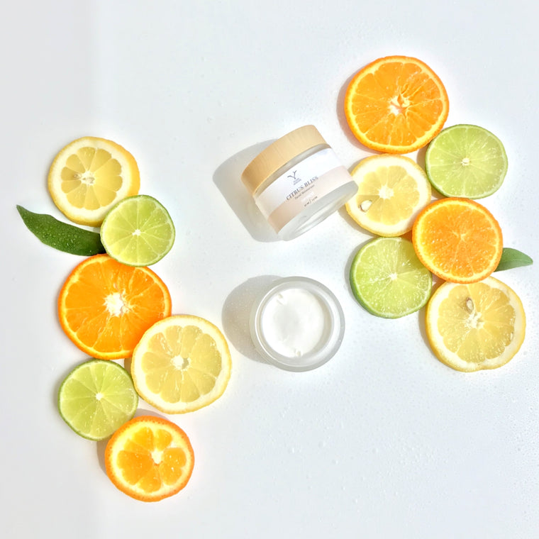 Hydratant pour le visage végétalien "Citrus Bliss"