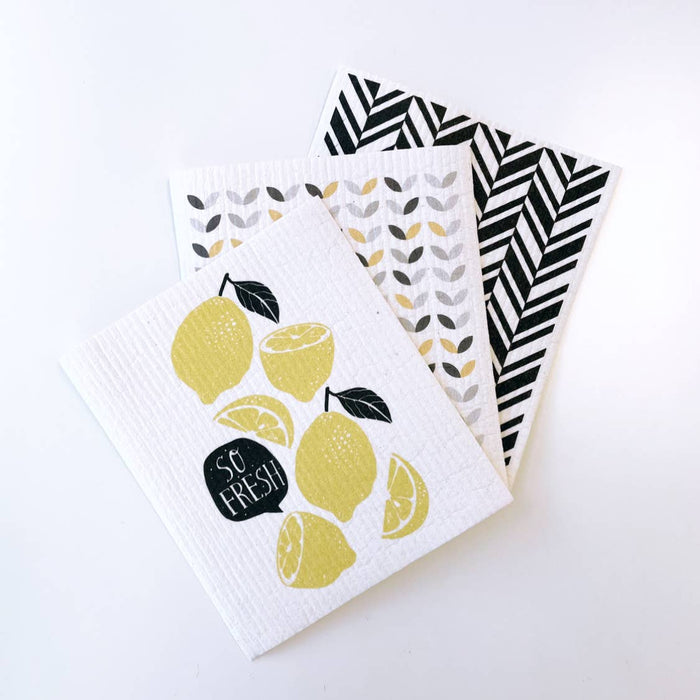 Eco Dish Cloth Combo Pack (3 assorted prints)