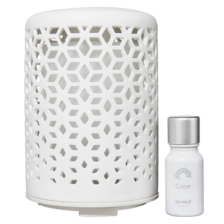 Reverie Ceramic Ultrasonic Aroma Diffuser Gift Pack